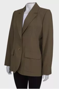 Classic green jacket with tag