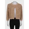 Knitted wool cardigan