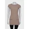 Wool tunic with front pockets