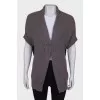 Cashmere cardigan with sequins