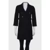 Black wool coat