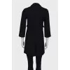 Black wool coat