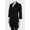 Black wool coat