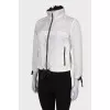 Anorak with fringed collar