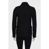Double-breasted wool coat