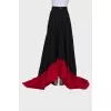 Vintage maxi skirt with ruffles