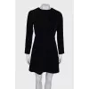 Velor black dress