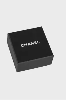 Earrings with brand logo
