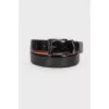 Lacquered black belt