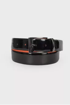 Lacquered black belt