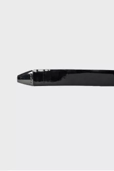 Lacquered black belt