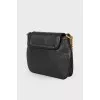 Leather bag with golden chain 1973
