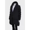 Black down jacket transformer