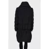 Black down jacket transformer