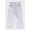 White wide jeans