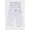 White wide jeans