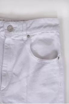 White wide jeans