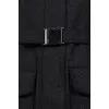 Fitted silhouette wool coat