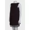 A-line dress with open back