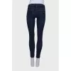Темно-синие джинсы slim fit