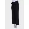 High waist trousers with belt