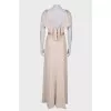 Milk maxi dress with open back