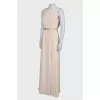 Milk maxi dress with open back
