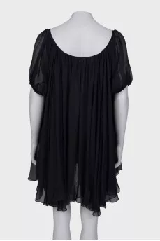 Silk translucent dress