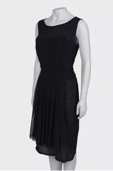 Front pleated dress
