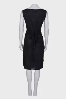 Front pleated dress