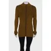 Mustard collared jumper
