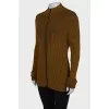 Mustard collared jumper