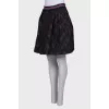 Skirt with geometric pattern