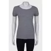 Gray wool T-shirt