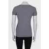 Gray wool T-shirt