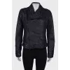 Jacket with studs and embroidery