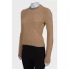 Wool beige sweater