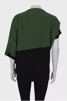 Кашемировый свитер с рукавом летучая мышь