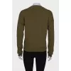 Green fleece sweatshirt