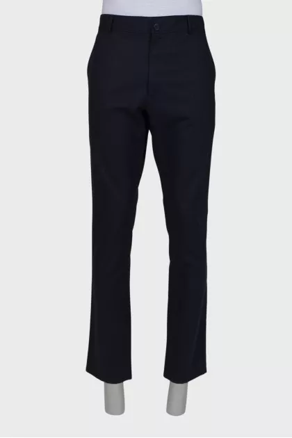 Men's dark blue trousers