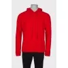 Men's wool sweater with zip at the bottom