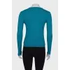 Two color wool sweater