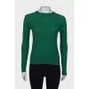 Two color wool sweater
