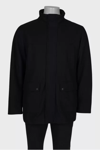 Men's black jacket