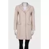 Wool beige coat