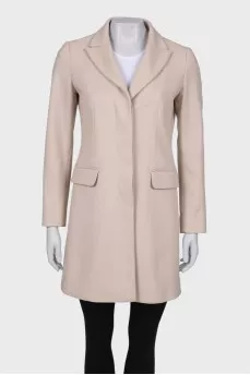 Wool beige coat