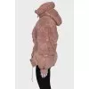 Combined insulated pink jacket