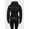 Turtleneck combination Jacket