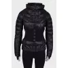 Turtleneck combination Jacket
