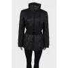 Quilted black jacket
